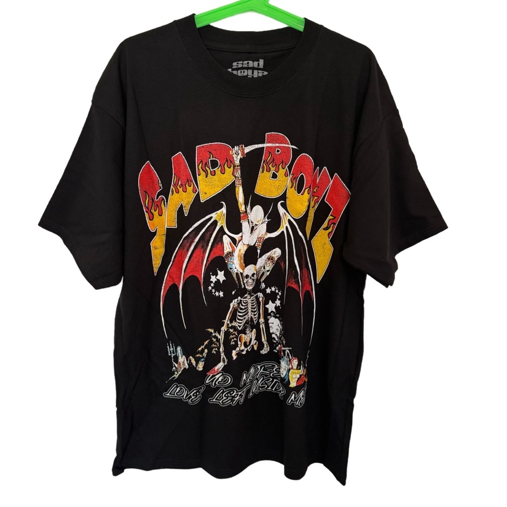 Sad Boys Men’s Black Graphic T-Shirt